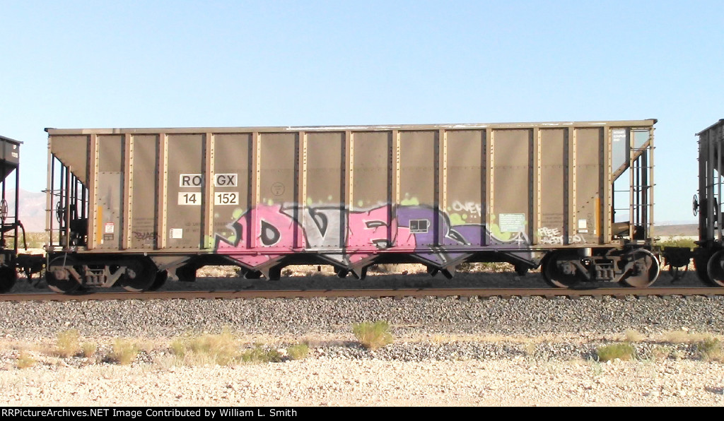 WB Unit Loaded Hooper Frt at Erie NV W-MdTrnSlv-Pshrs -153